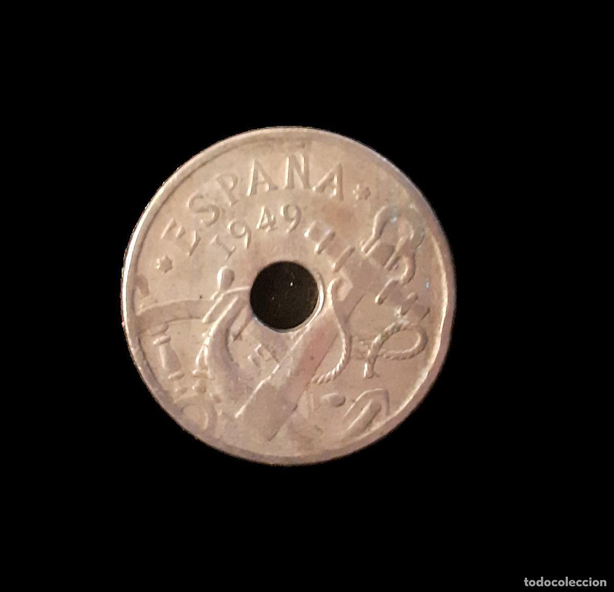 Monedas Franco: 50 centimos ESPA&Ntilde;A 1949 - Foto 1