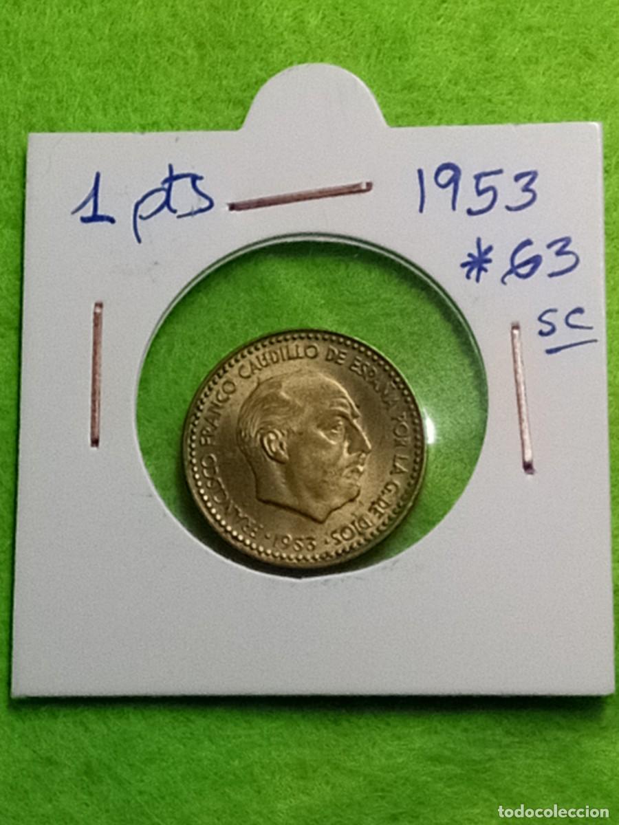 Monedas Franco: Monedas de 1 peseta francisco franco