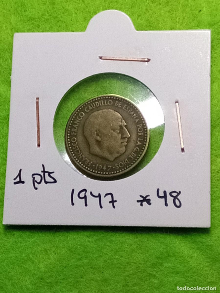 Monedas Franco: Monedas de 1 peseta francisco franco