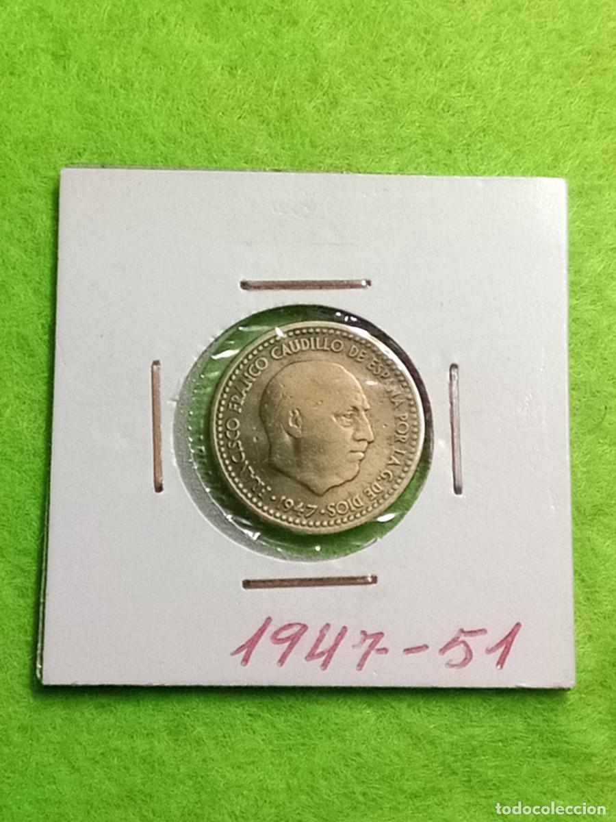 Monedas Franco: Monedas de 1 peseta francisco franco
