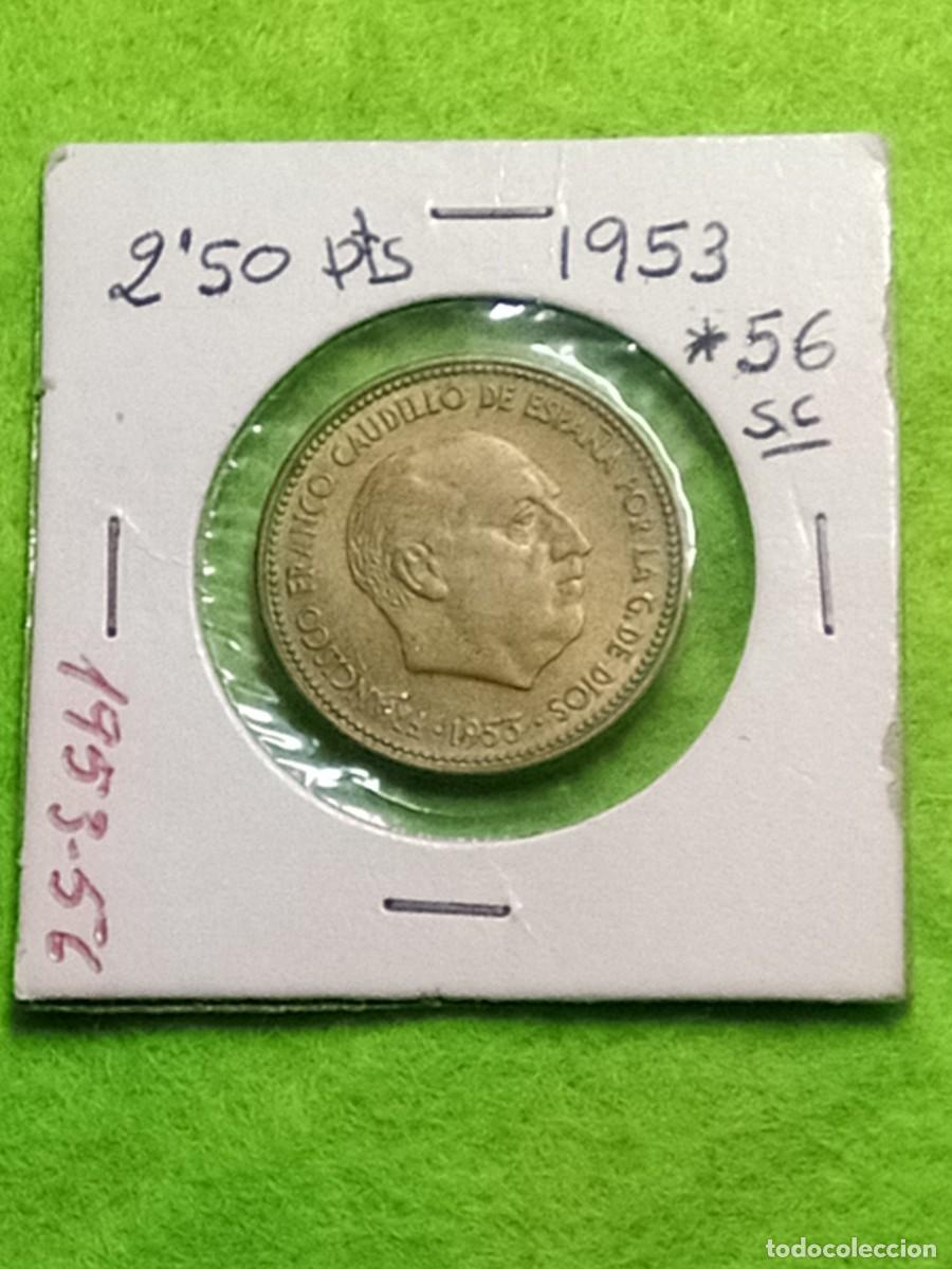 Monedas Franco: Monedas de 2.5 peseta francisco franco
