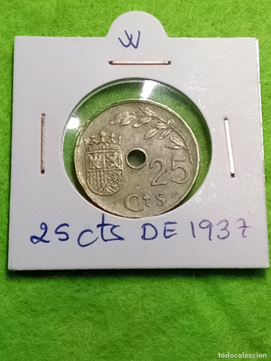 Monedas Franco: Monedas de 25 centimos peseta republica espa&ntilde;ola