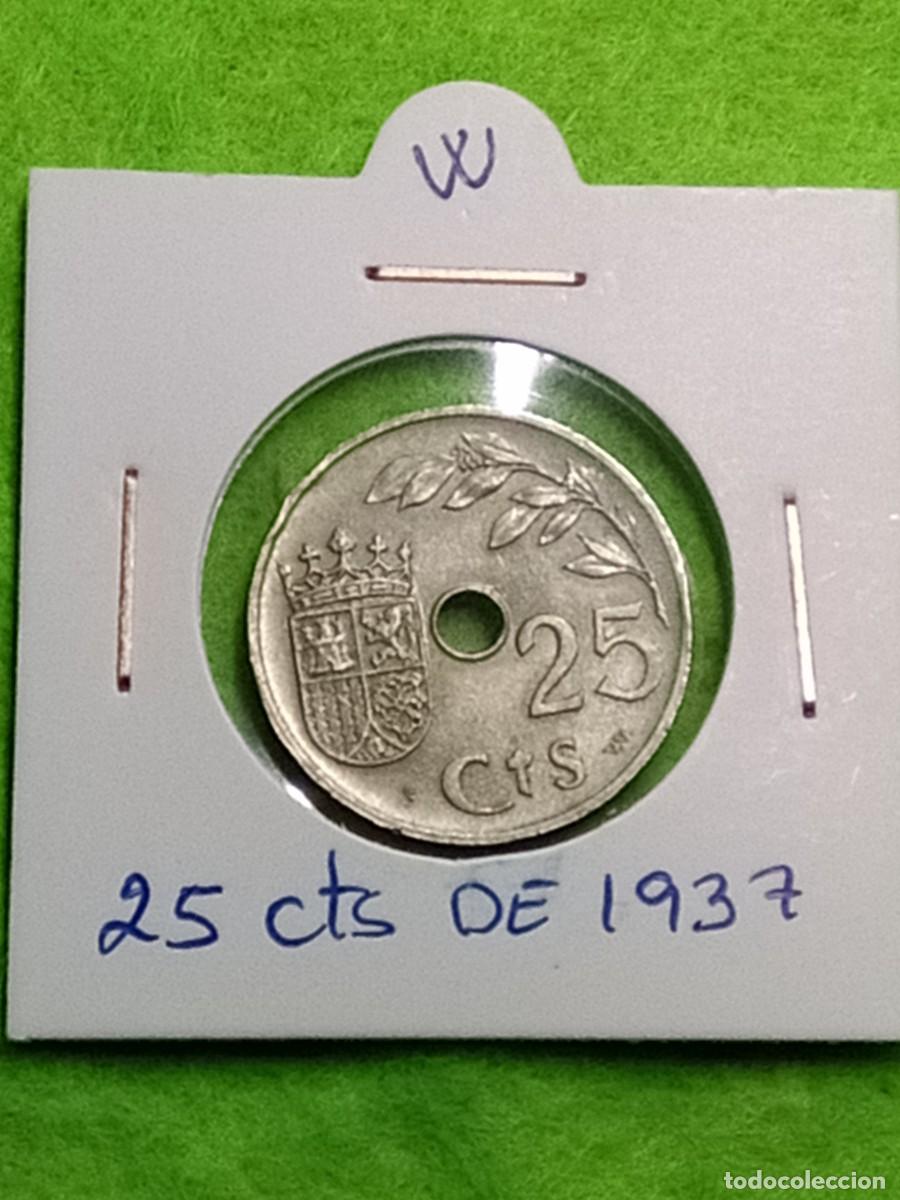Monedas Franco: Monedas de 25 centimos peseta republica espa&ntilde;ola