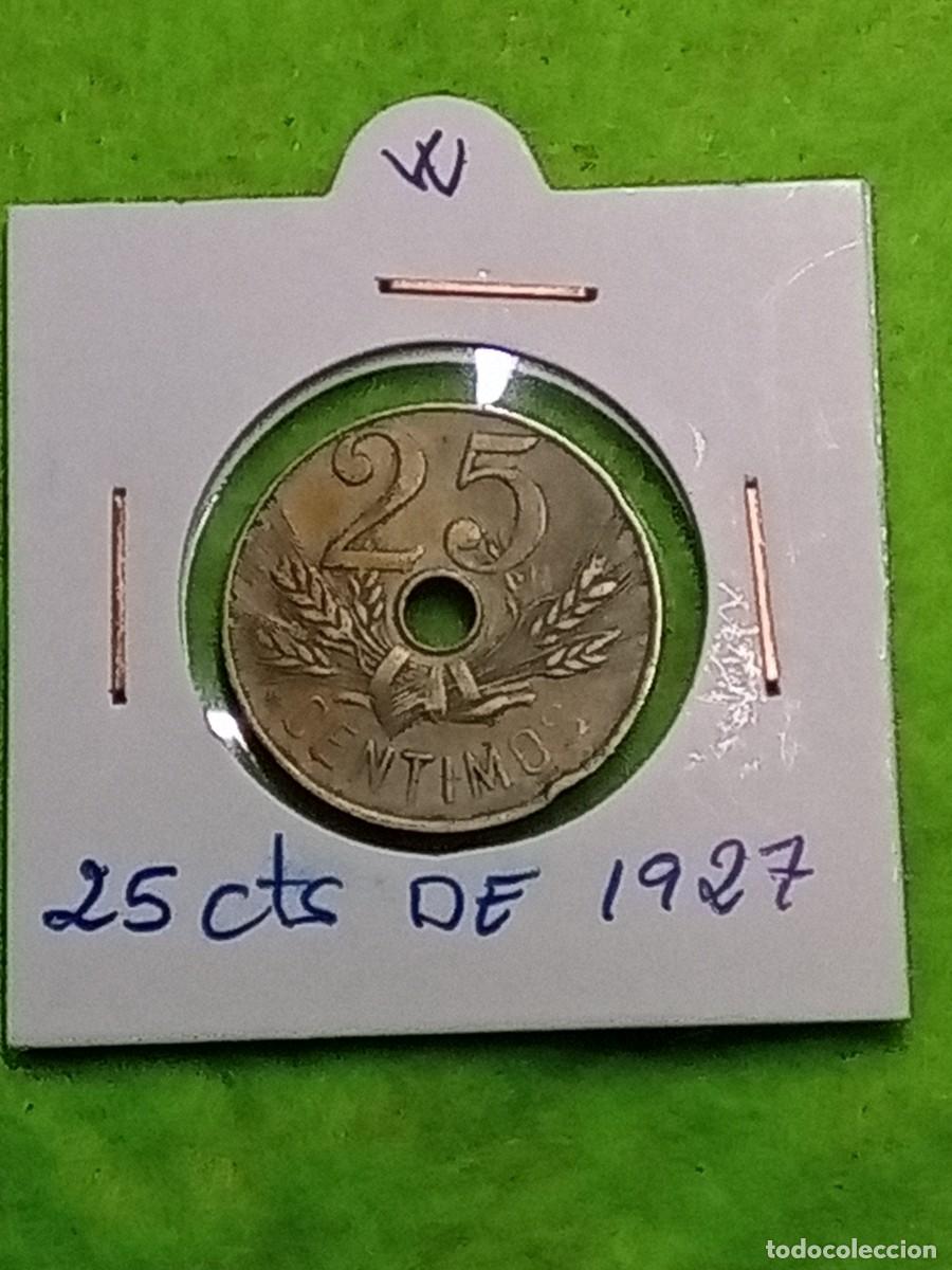Monedas Franco: Monedas de 25 centimos peseta republica espa&ntilde;ola