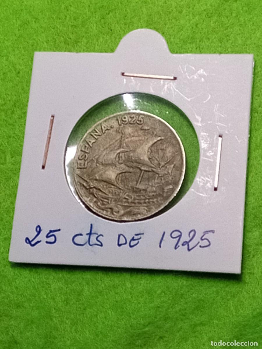 Monedas Franco: Monedas de 25 centimos peseta republica espa&ntilde;ola