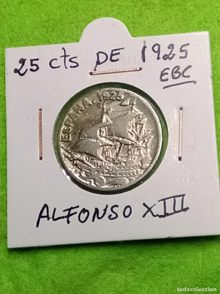 Monedas Franco: Monedas de 25 centimos peseta republica espa&ntilde;ola