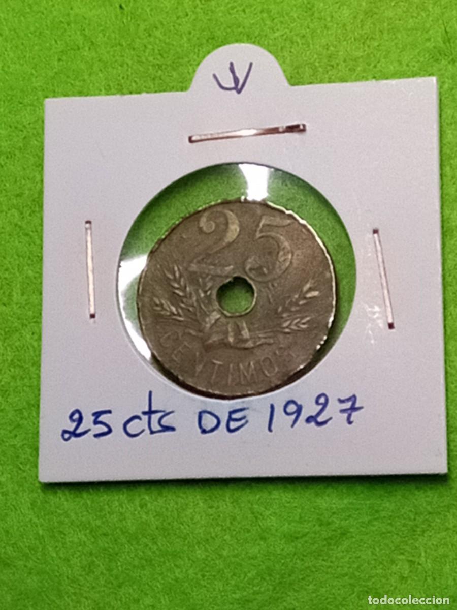 Monedas Franco: Monedas de 25 centimos peseta republica espa&ntilde;ola