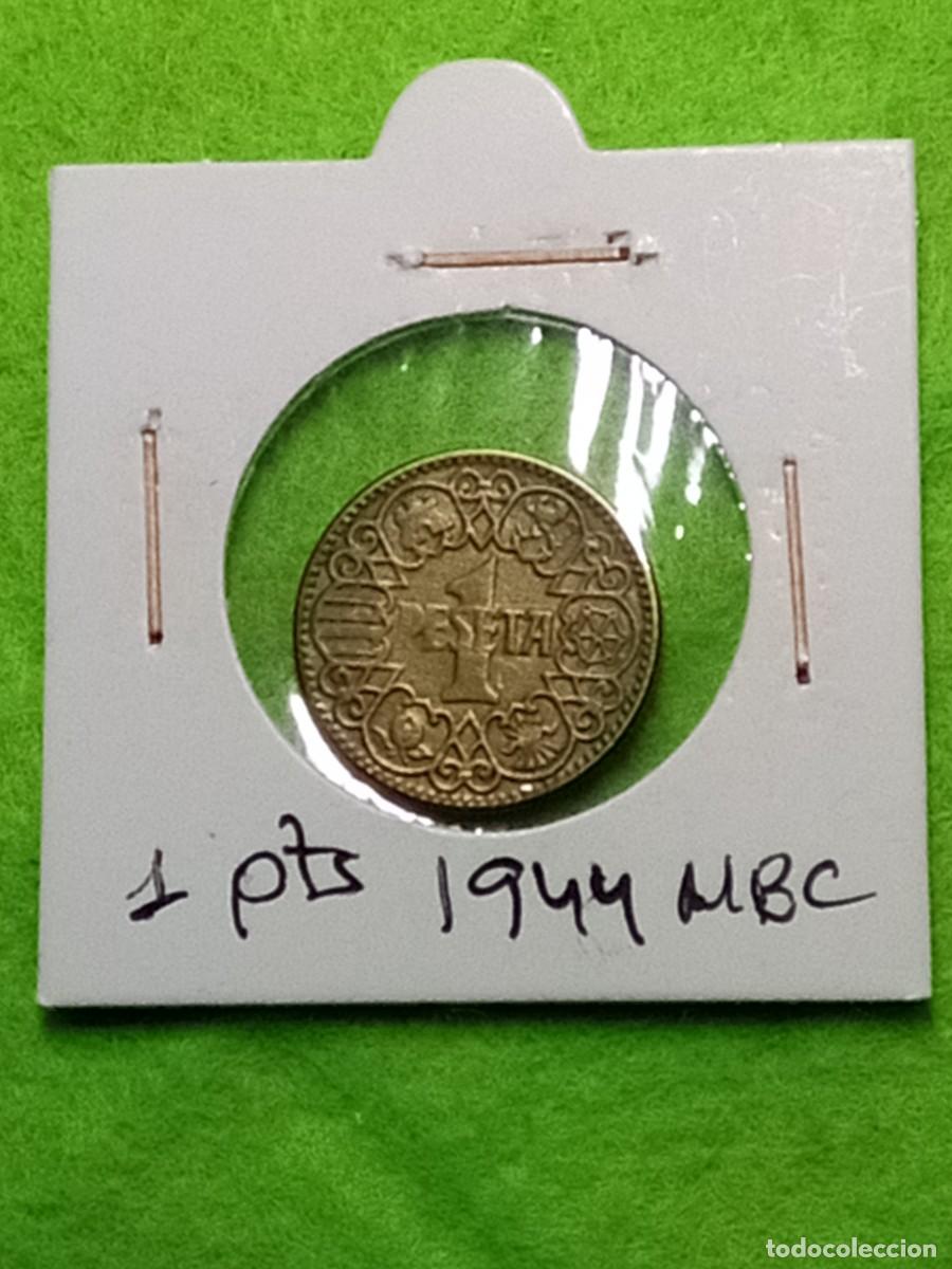 Monedas Franco: Monedas de 1 peseta espa&ntilde;ola