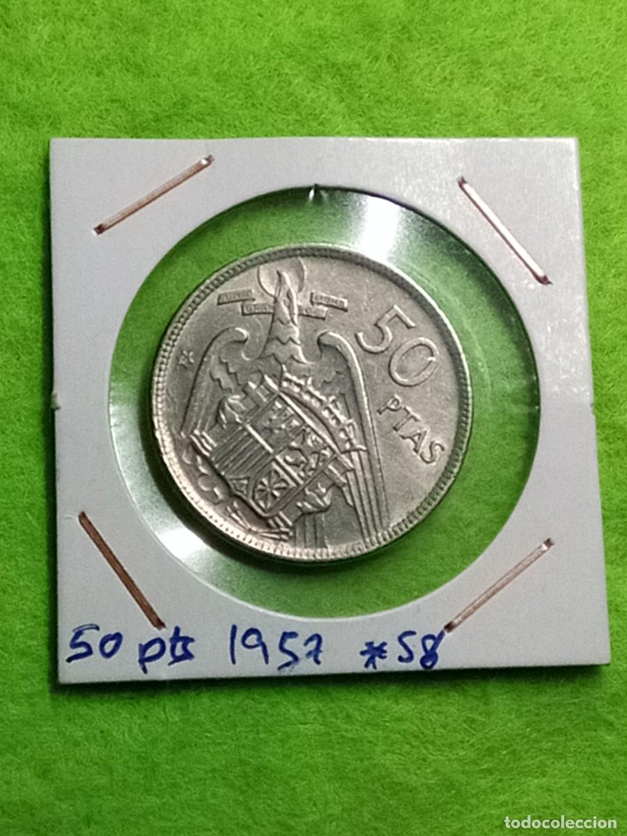 Monedas Franco: Monedas de 50 pesetas. espa&ntilde;olas