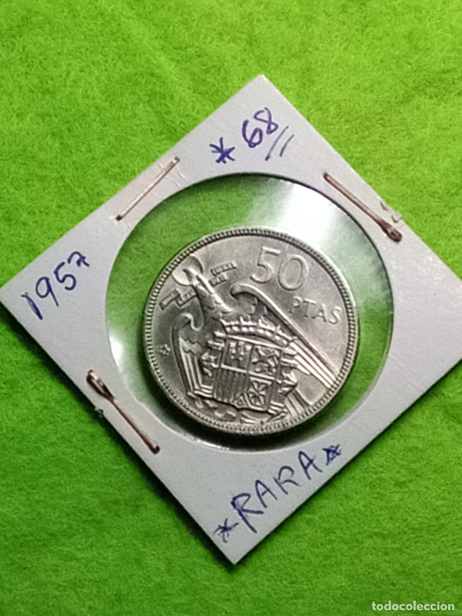 Monedas Franco: Monedas de 50 pesetas. espa&ntilde;olas