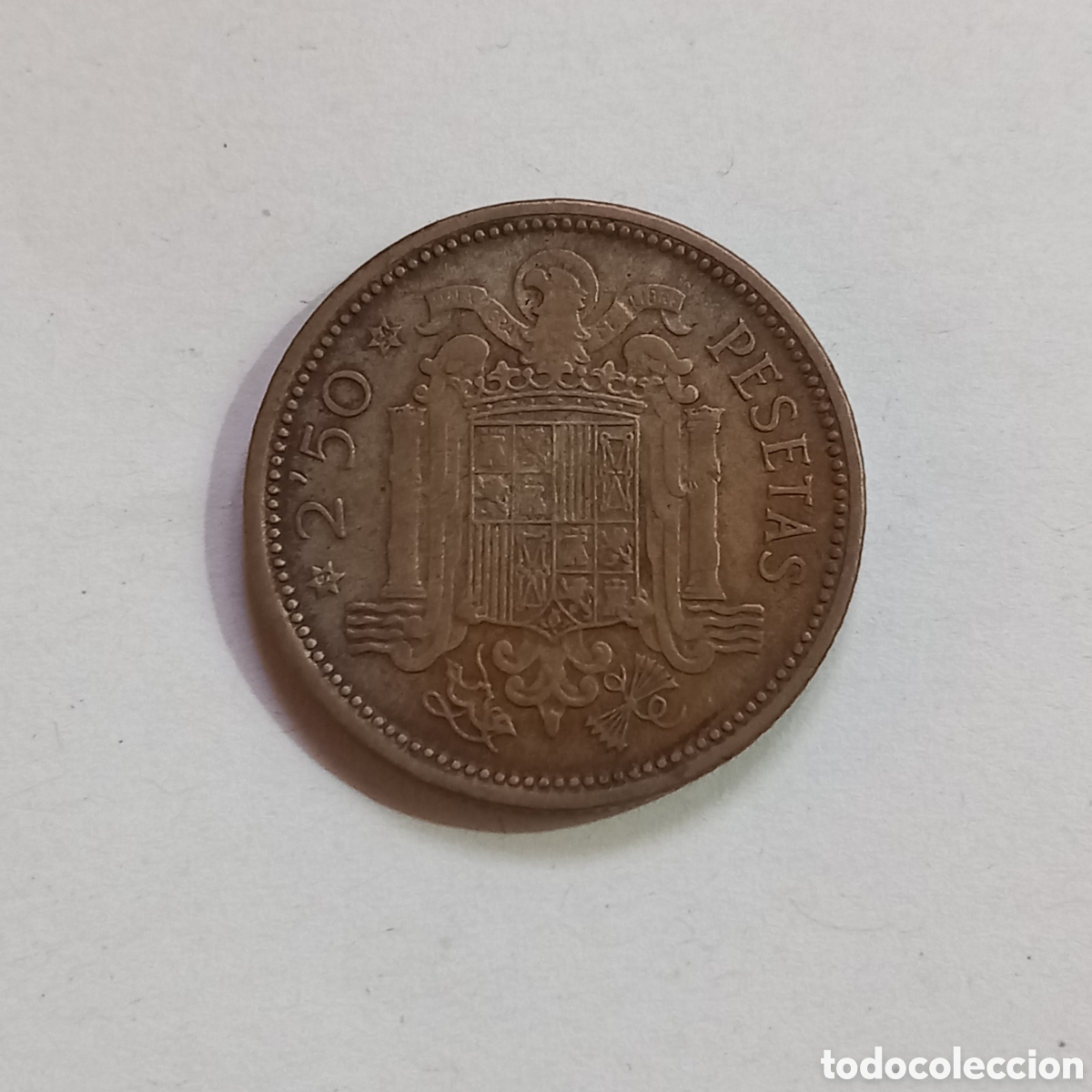 Monedas Franco: Moneda 2,50 Pesetas de Franco (1953 Espa&ntilde;a)
