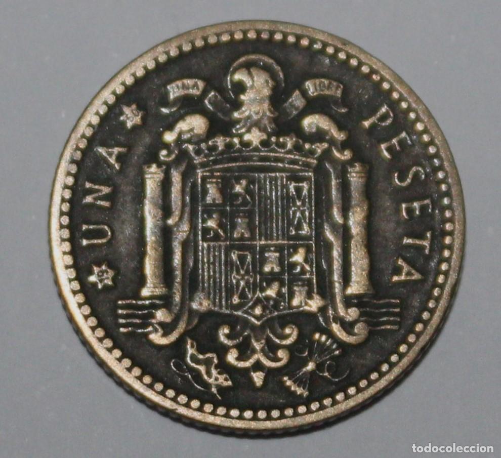 Monedas Franco: MONEDA DE 1 PESETA 1947 ESTRELLA 50 (FOTO)