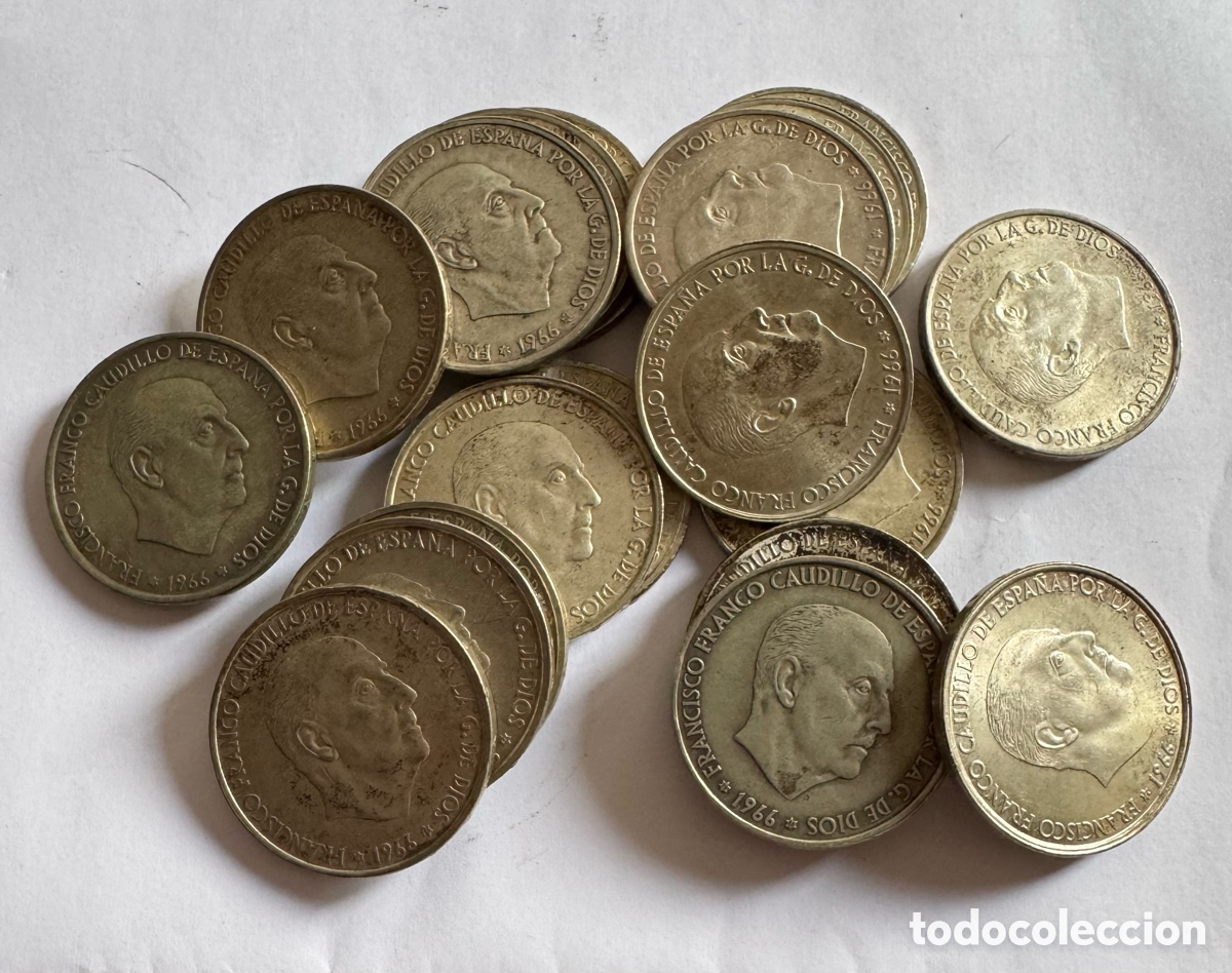 Monedas Franco: MONEDAS DE PLATA 1966