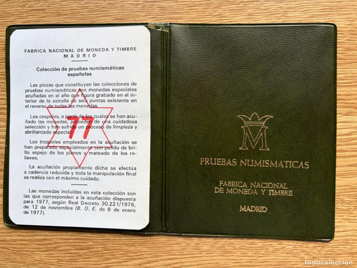 Monedas Franco: ESPA&Ntilde;A - Cartera colecci&oacute;n pruebas numism&aacute;ticas a&ntilde;o 1977 - FNMT