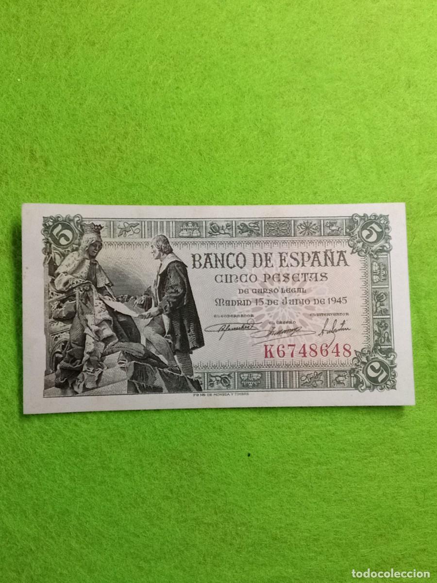 Monedas Franco: Billetes espa&ntilde;oles un billete de Espa&ntilde;a