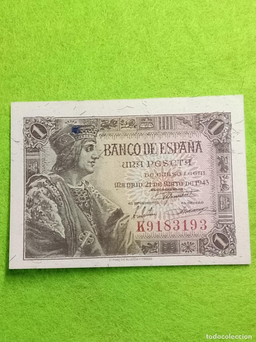 Monedas Franco: Billetes espa&ntilde;oles un billete original de Espa&ntilde;a