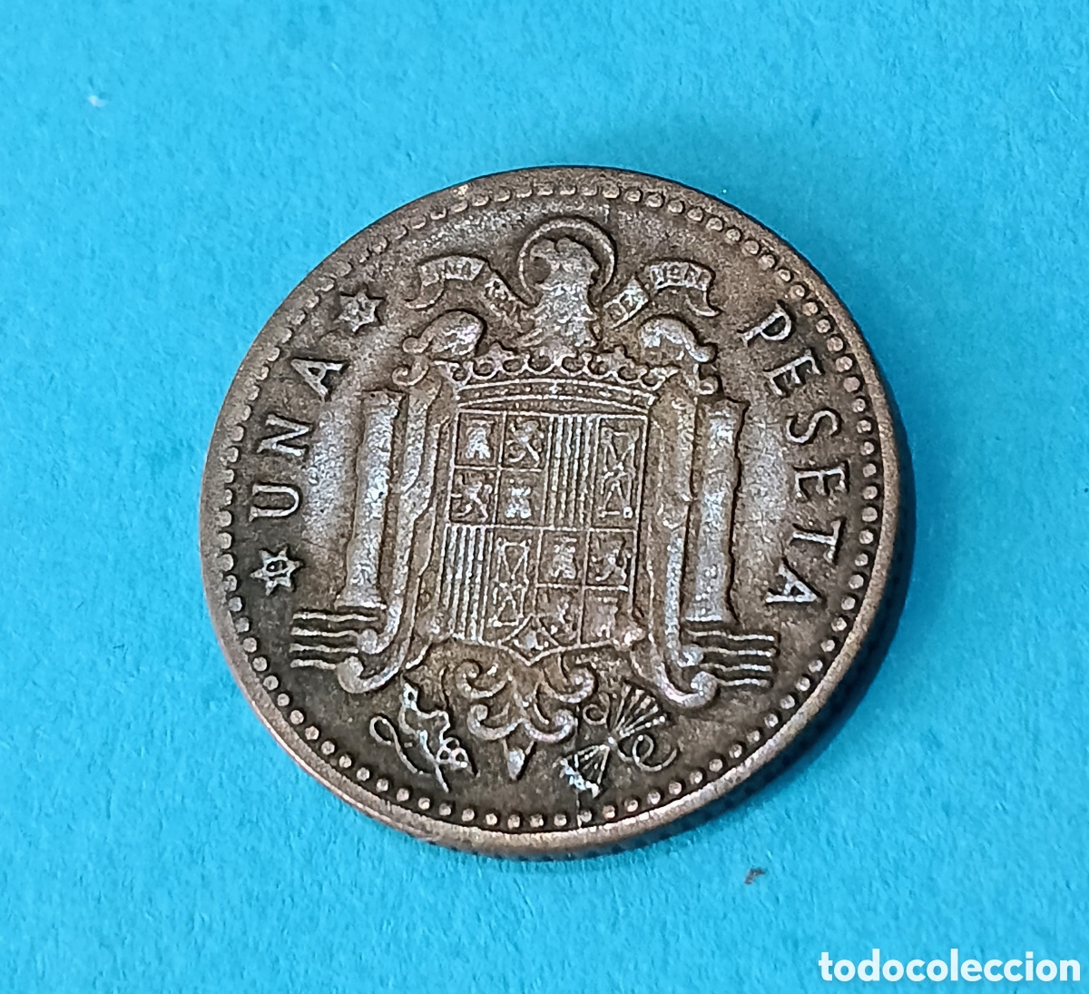 Monedas Franco: 1 Peseta 1947 *54 Estado Espa&ntilde;ol. M&aacute;s monedas en mi perfil.
