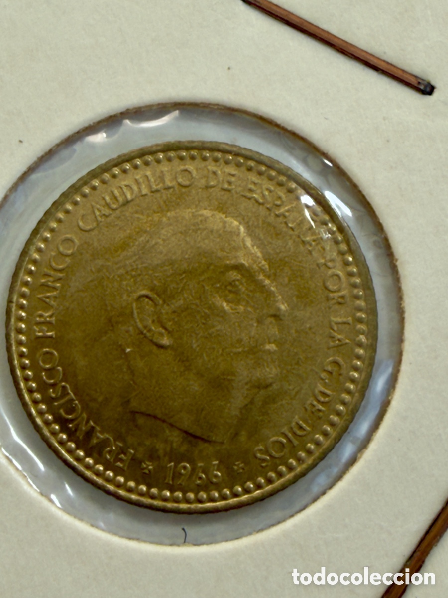 Monedas Franco: 1 Peseta 1966 (74) Franco &ndash; SC &ndash; Sin Circular &ndash; Excelente Estado
