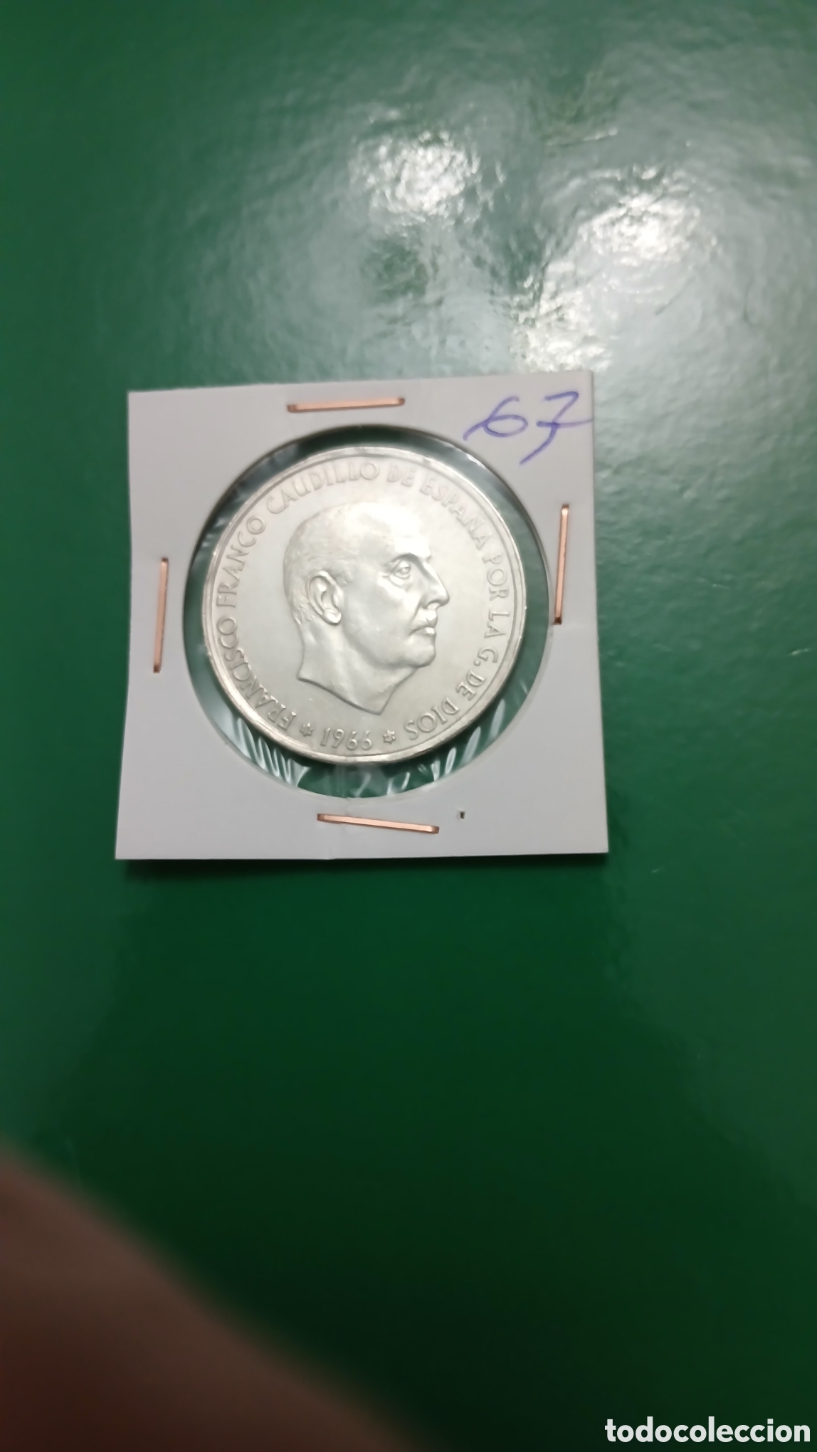 Monedas Franco: MONEDA DE PLATA 1966*67 NUEVA