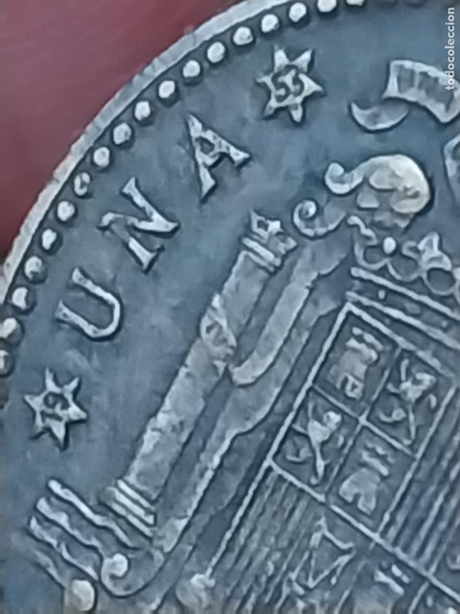 Monedas Franco: 1947 PESETA PTA ESTRELLAS 19 53 MONEDA ESTADO ESPA&Ntilde;OL ORIGINAL CIRCULADA