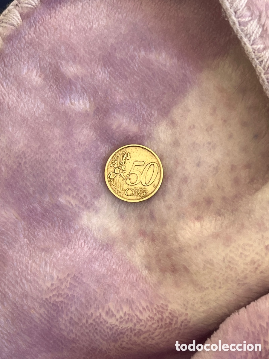 Monedas Franco: moneda 50 c&eacute;ntimos Espa&ntilde;a 2000