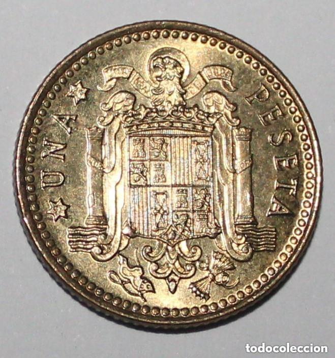 Monedas Franco: MONEDA DE 1 PESETA FRANCO 1966 ESTRELLA 75 (FOTO)
