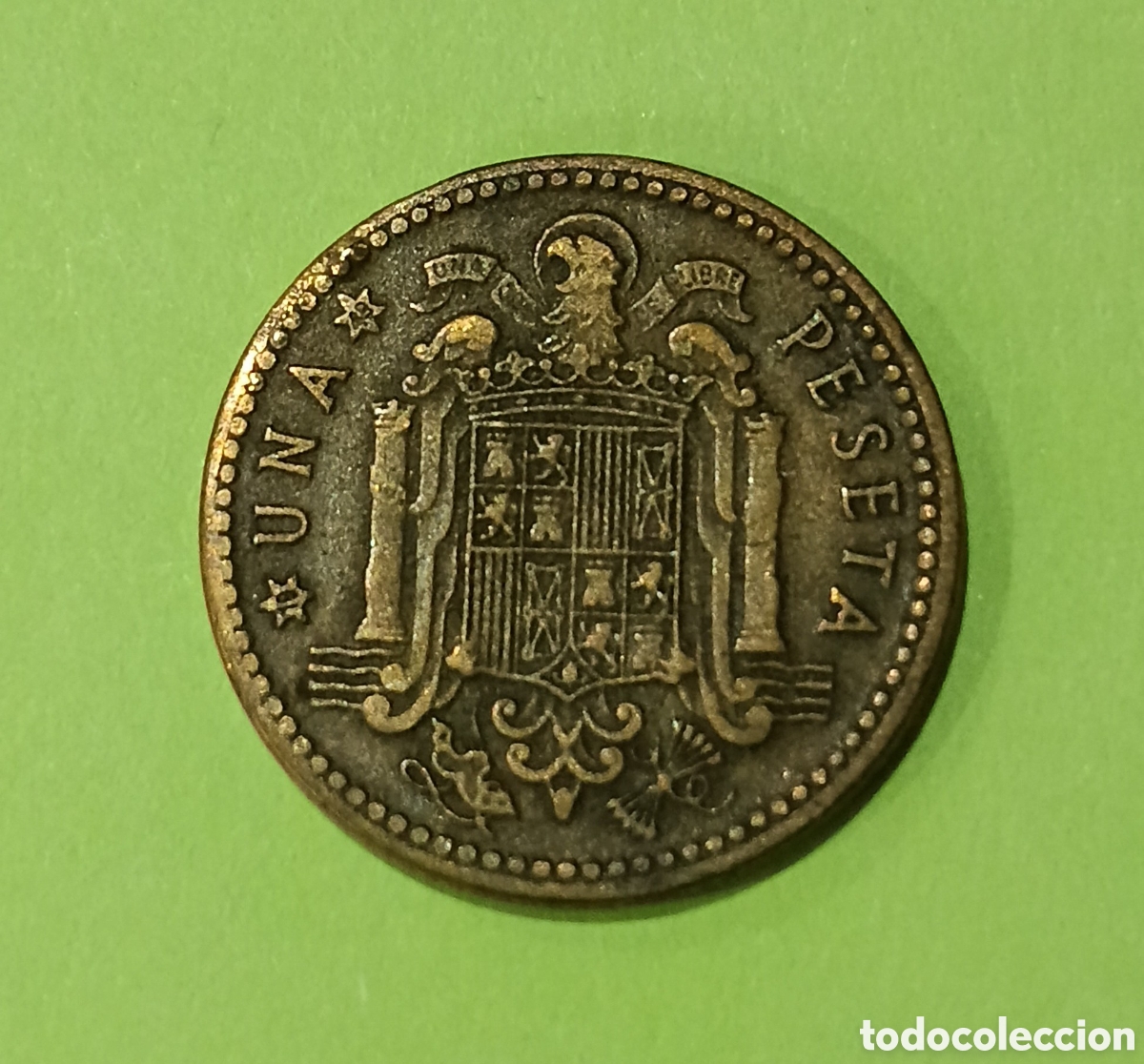 Monedas Franco: 1 Peseta Estado Espa&ntilde;ol 1947 *49