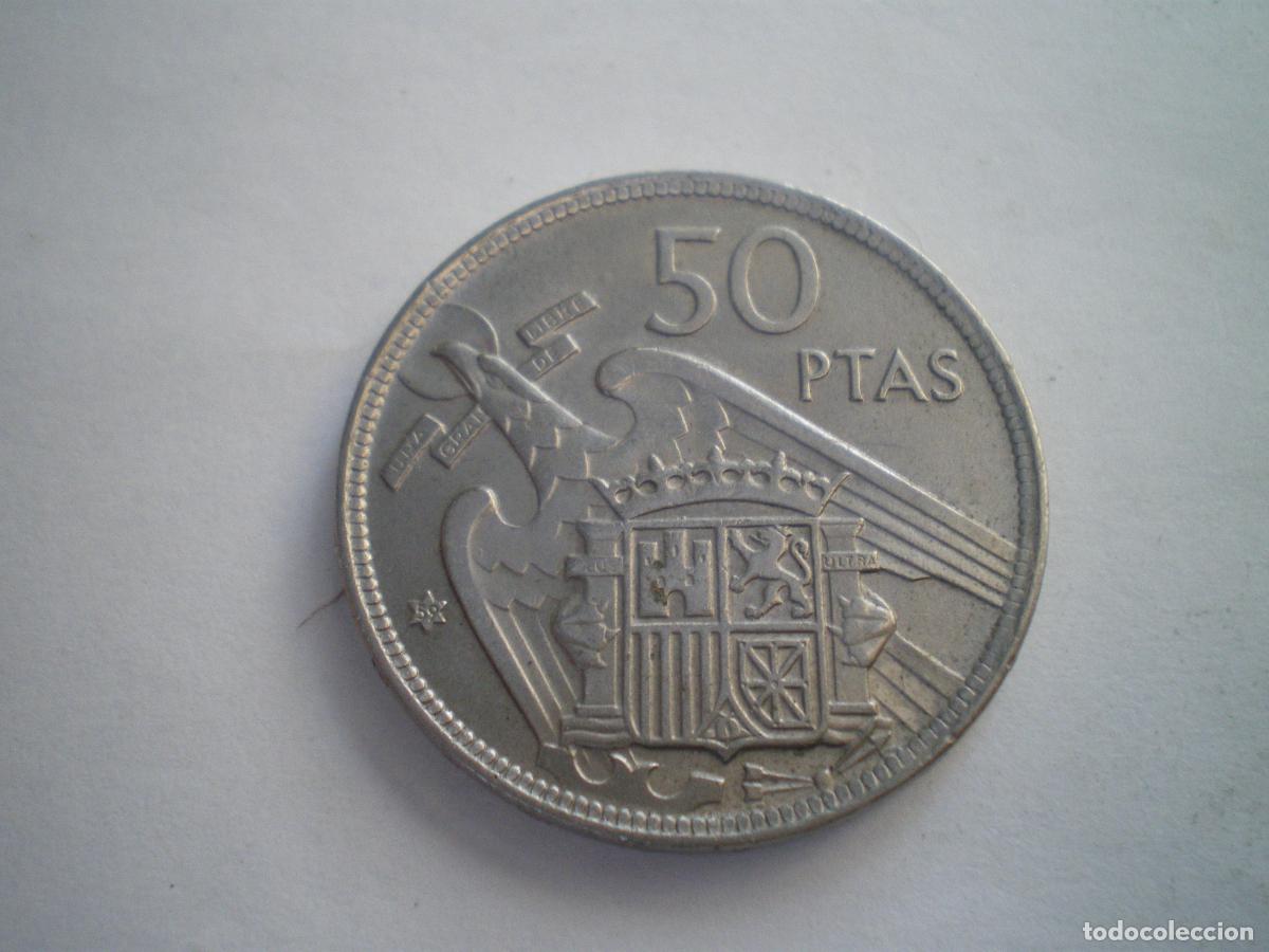 Monedas Franco: 50 PESETAS 1957, 19-59, FRANCO