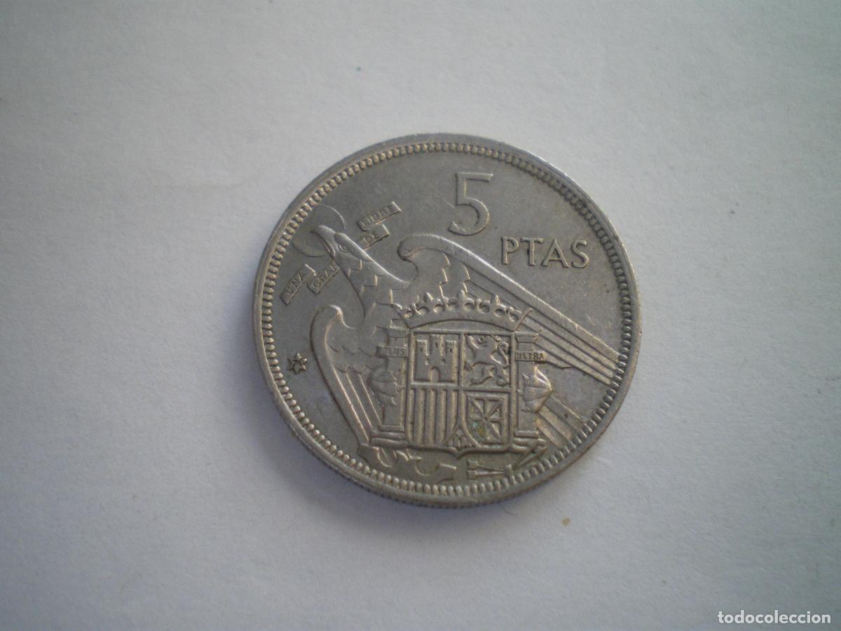 Monedas Franco: 5 PESETAS 1957, 19-74, FRANCO