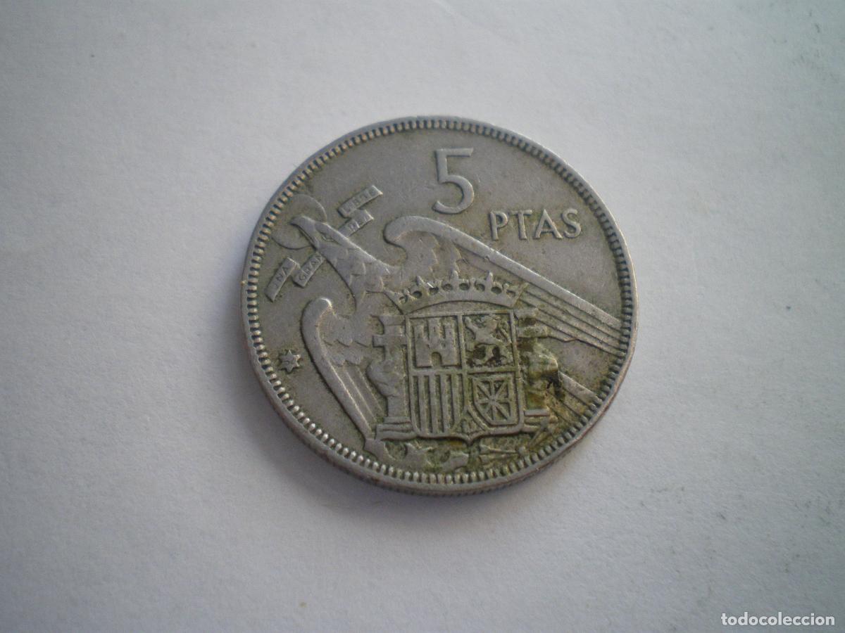 Monedas Franco: 5 PESETAS 1957, 19-64, FRANCO