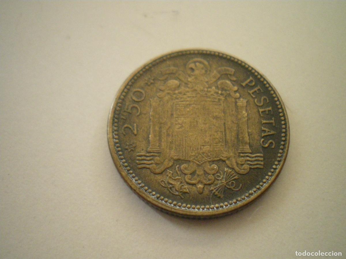 Monedas Franco: 2,50 PESETAS 1953, 19-54, FRANCO