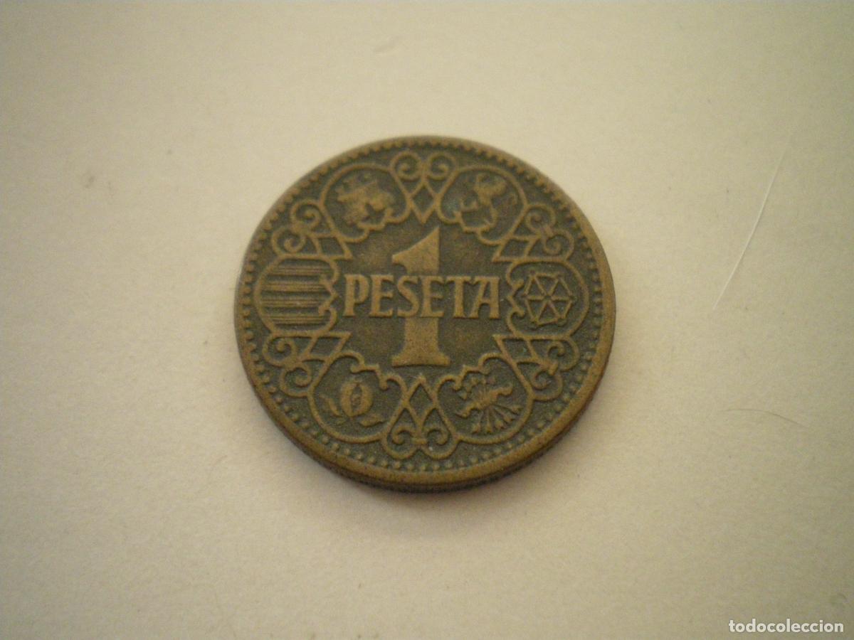 Monedas Franco: 1 PESETA 1944, FRANCO