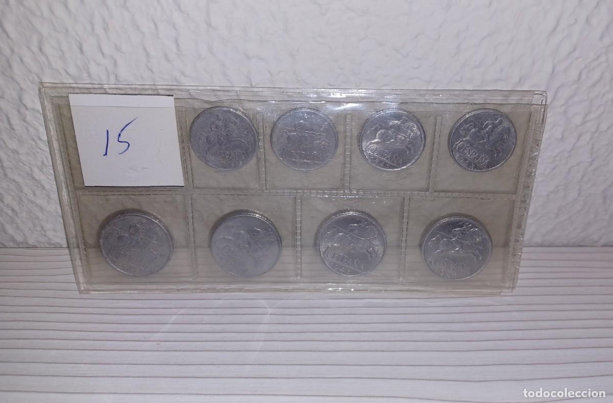 Monedas Franco: Serie 5 y 10 centimos jinete lanzero 1940-1953