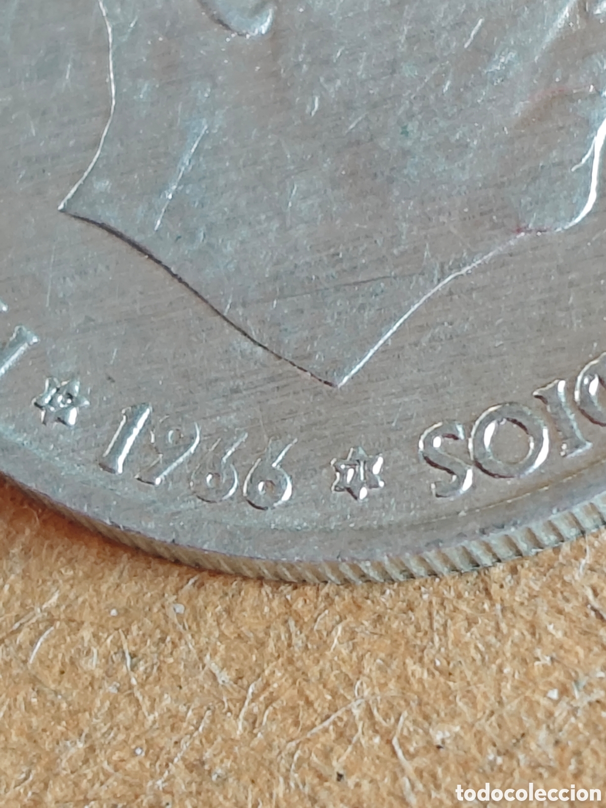 Monedas Franco: 28 monedas 50 c&eacute;ntimos 1966 - Foto 3