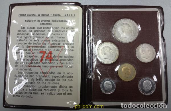 Monedas Franco: 542 ESPA&Ntilde;A 1974 CARTERA OFICIAL 1974 ESTRELLA 74- FRANCO