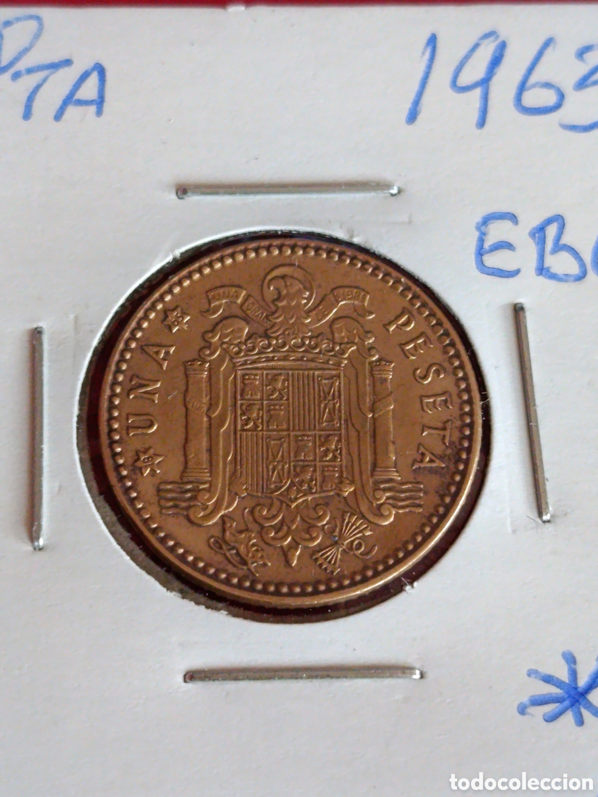 Monedas Franco: ESTADO ESPA&Ntilde;OL. 1 PESETA DE 1963 *65* EBC.