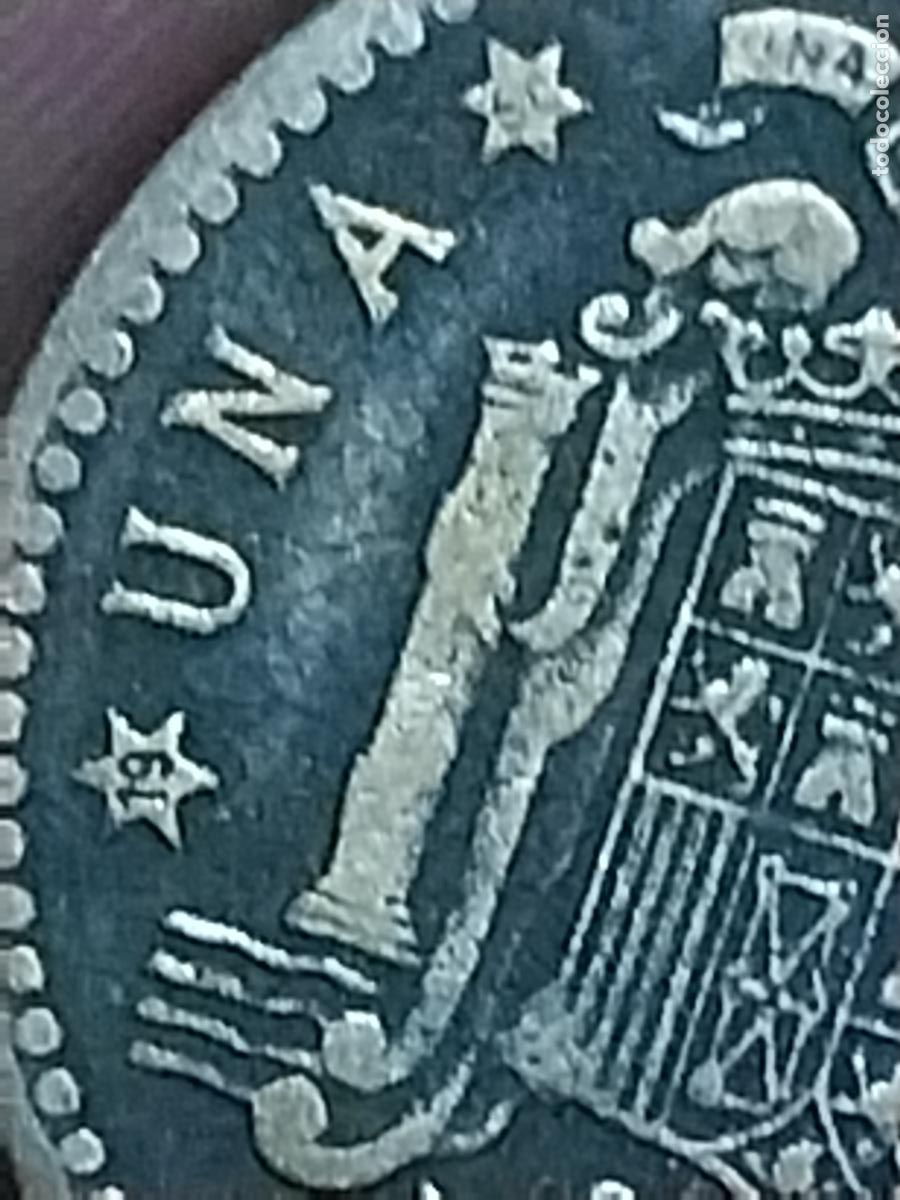 Monedas Franco: 1947 PESETA PTA ESTRELLAS 19 50 MONEDA ESTADO ESPA&Ntilde;OL ORIGINAL CIRCULADA -**+++