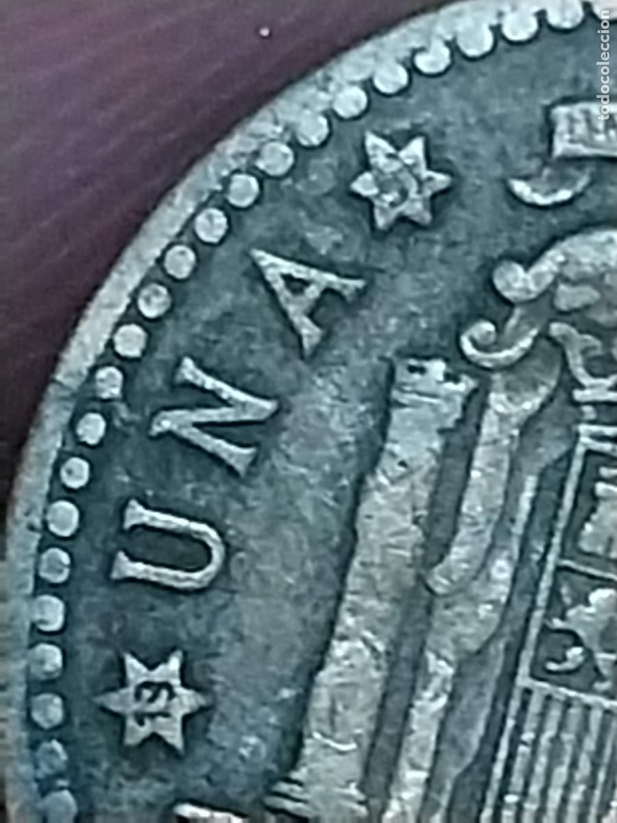 Monedas Franco: 1947 PESETA PTA ESTRELLAS 19 51 MONEDA ESTADO ESPA&Ntilde;OL ORIGINAL CIRCULADA -**+++