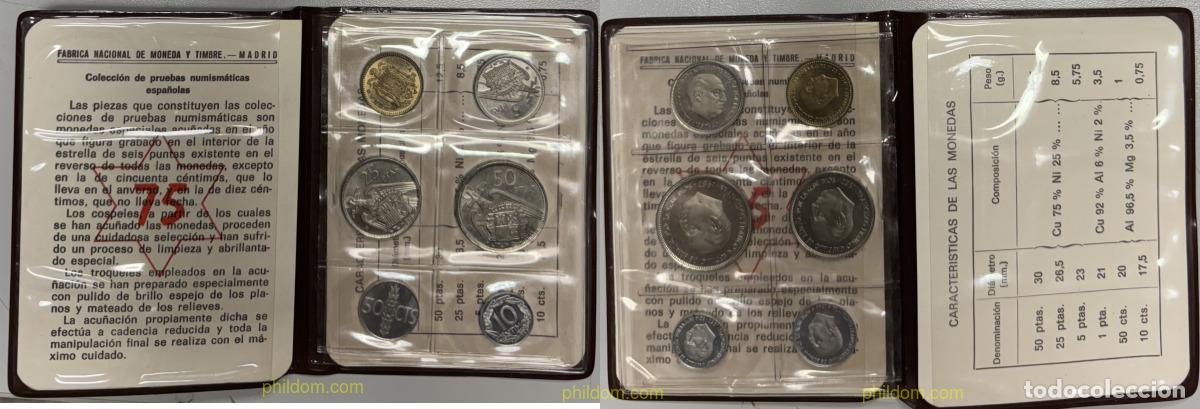 Monedas Franco: 2718 ESPA&Ntilde;A 1975 CARTERA OFICIAL 1975 *75 - FRANCO