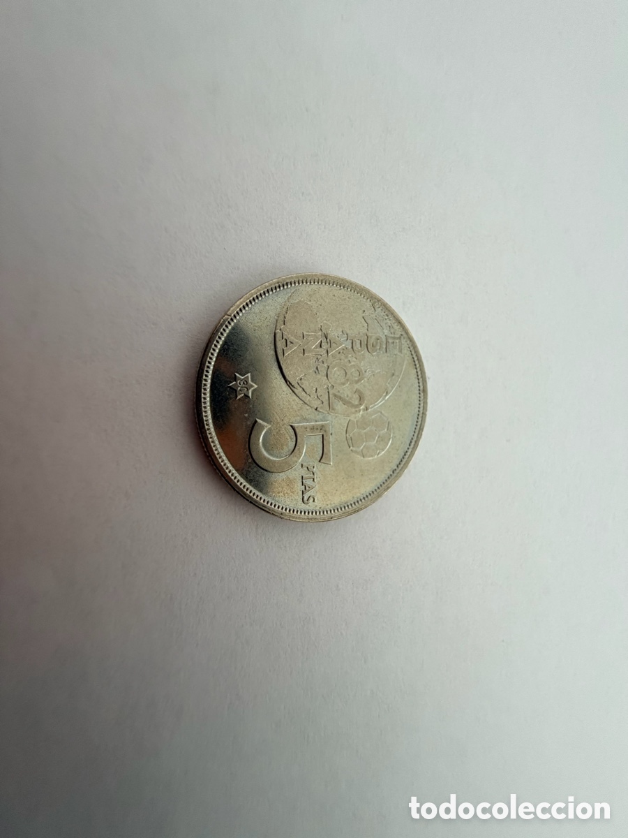 Monedas Franco: 5 Pesetas de Espa&ntilde;a (Mundial 82)