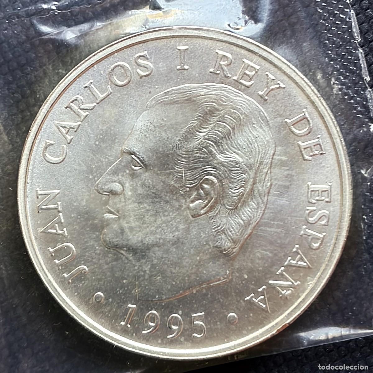 Monedas Franco: ESPA&Ntilde;A - Moneda de Juan Carlos 2.000 pts a&ntilde;o 1995 -0,5353 oz plata- no circulada
