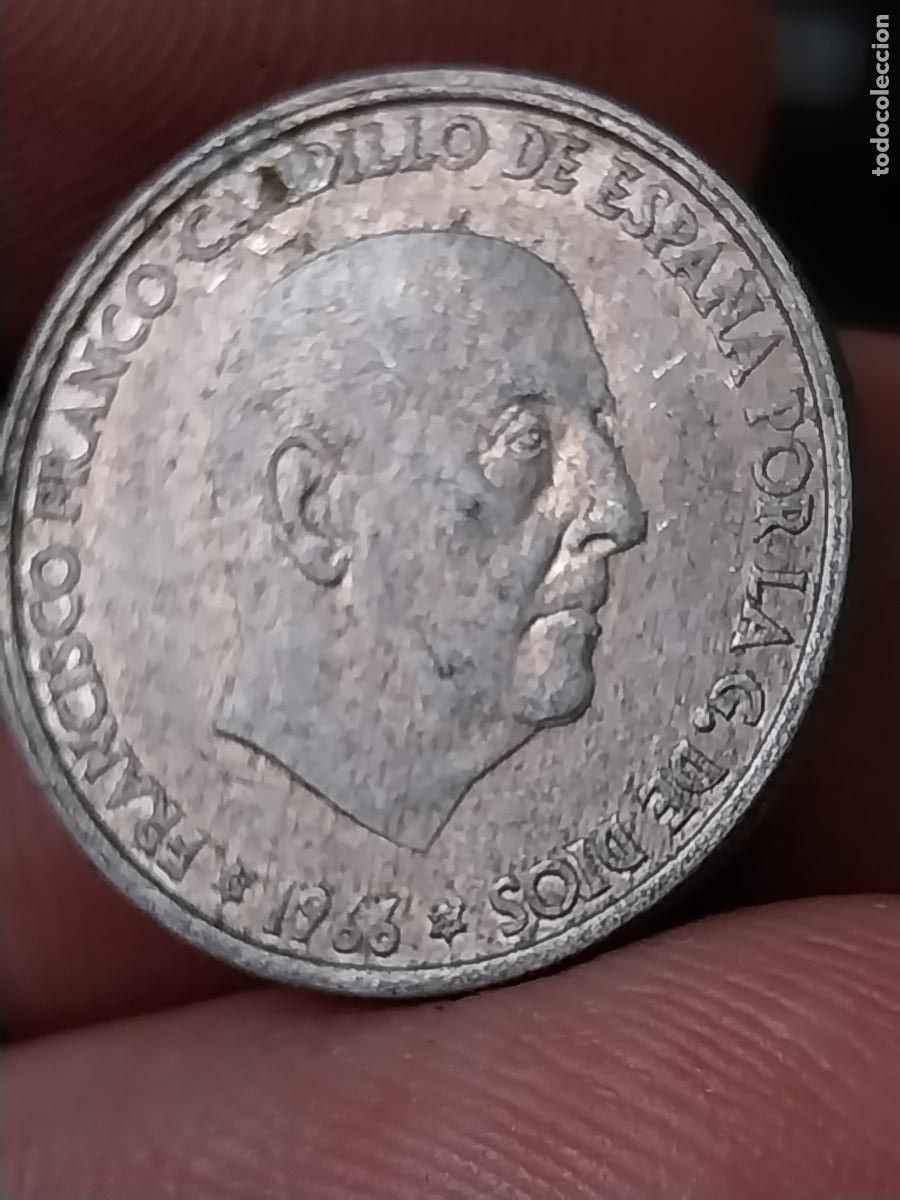 Monedas Franco: 1966 50 CENTIMOS ESTADO ESPA&Ntilde;OL MONEDA ORIGINAL CIRCULADA