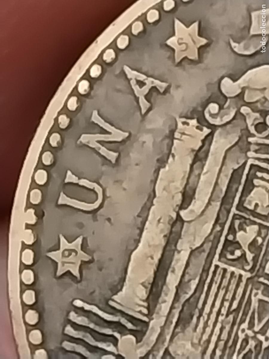 Monedas Franco: 1947 PESETA PTA ESTRELLA 19 51 ESTADO ESPA&Ntilde;OL MONEDA ORIGINAL CIRCULADA +++
