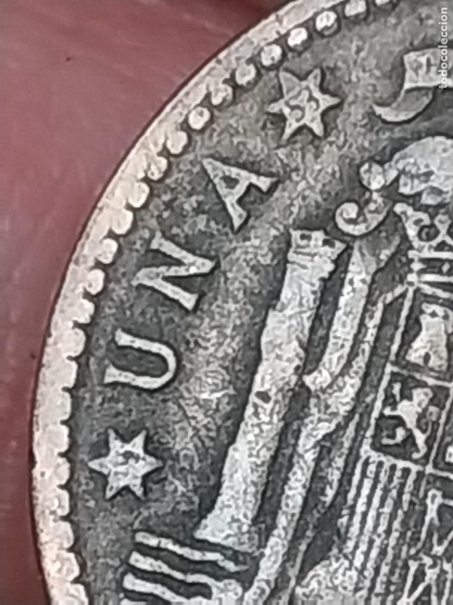 Monedas Franco: 1947 PESETA PTA ESTRELLA 19 53 ESTADO ESPA&Ntilde;OL MONEDA ORIGINAL CIRCULADA ++*+