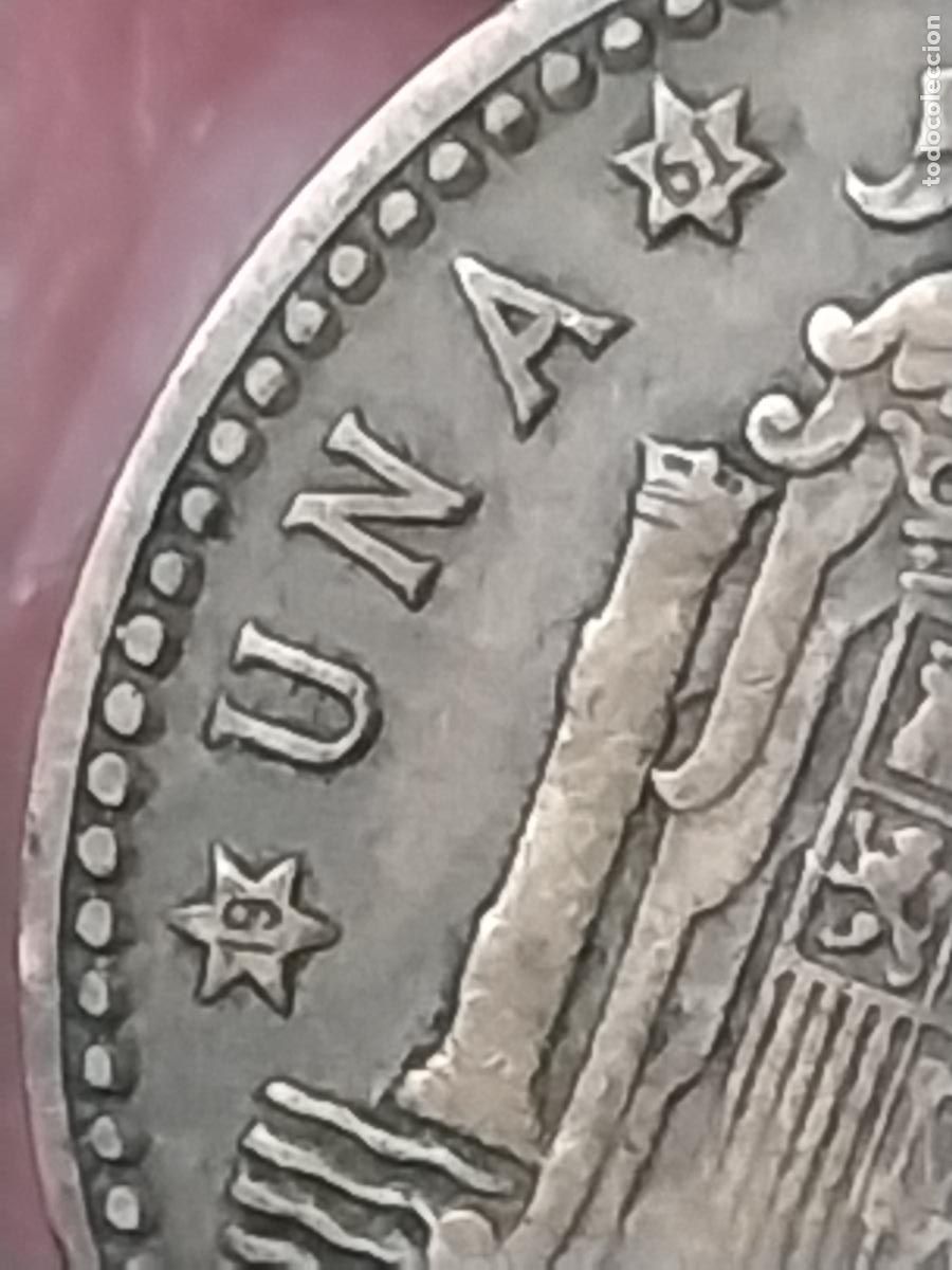 Monedas Franco: 1953 PESETA PTA ESTRELLA 19 61 ESTADO ESPA&Ntilde;OL MONEDA ORIGINAL CIRCULADA ++*+