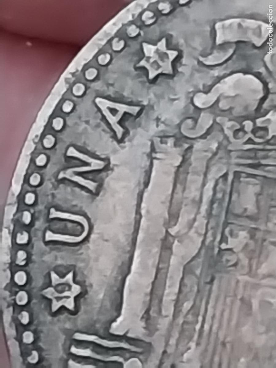 Monedas Franco: 1947 PESETA PTA ESTRELLA ILEGIBLE ESTADO ESPA&Ntilde;OL MONEDA ORIGINAL CIRCULADA ++*+--++