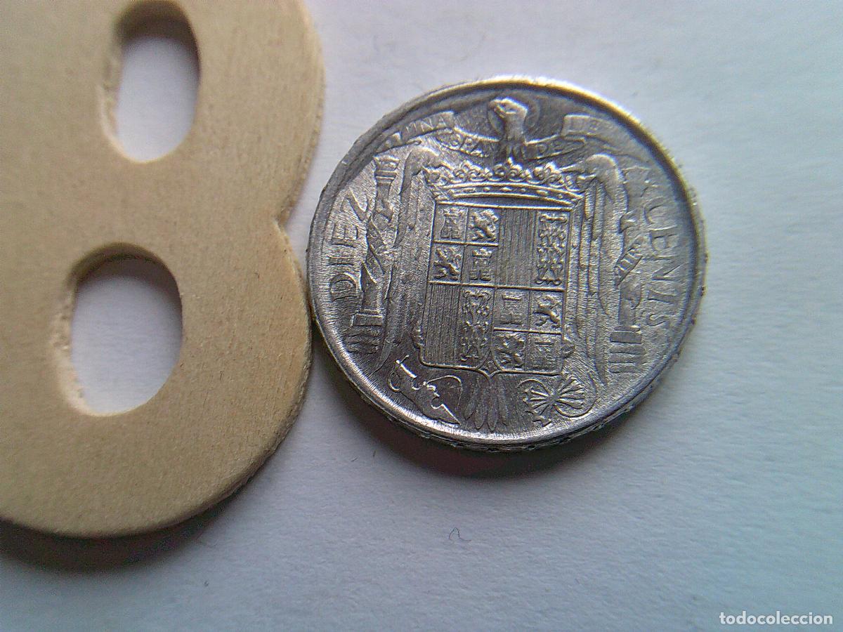 Monedas Franco: Moneda de 10 c&eacute;ntimos Franco 1945 - Foto 2
