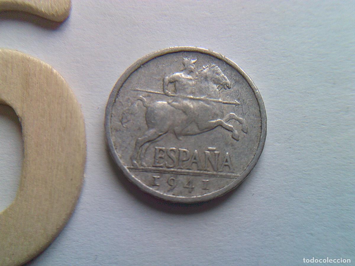Monedas Franco: Moneda de 5 c&eacute;ntimos Franco 1941 Jinete Iberico