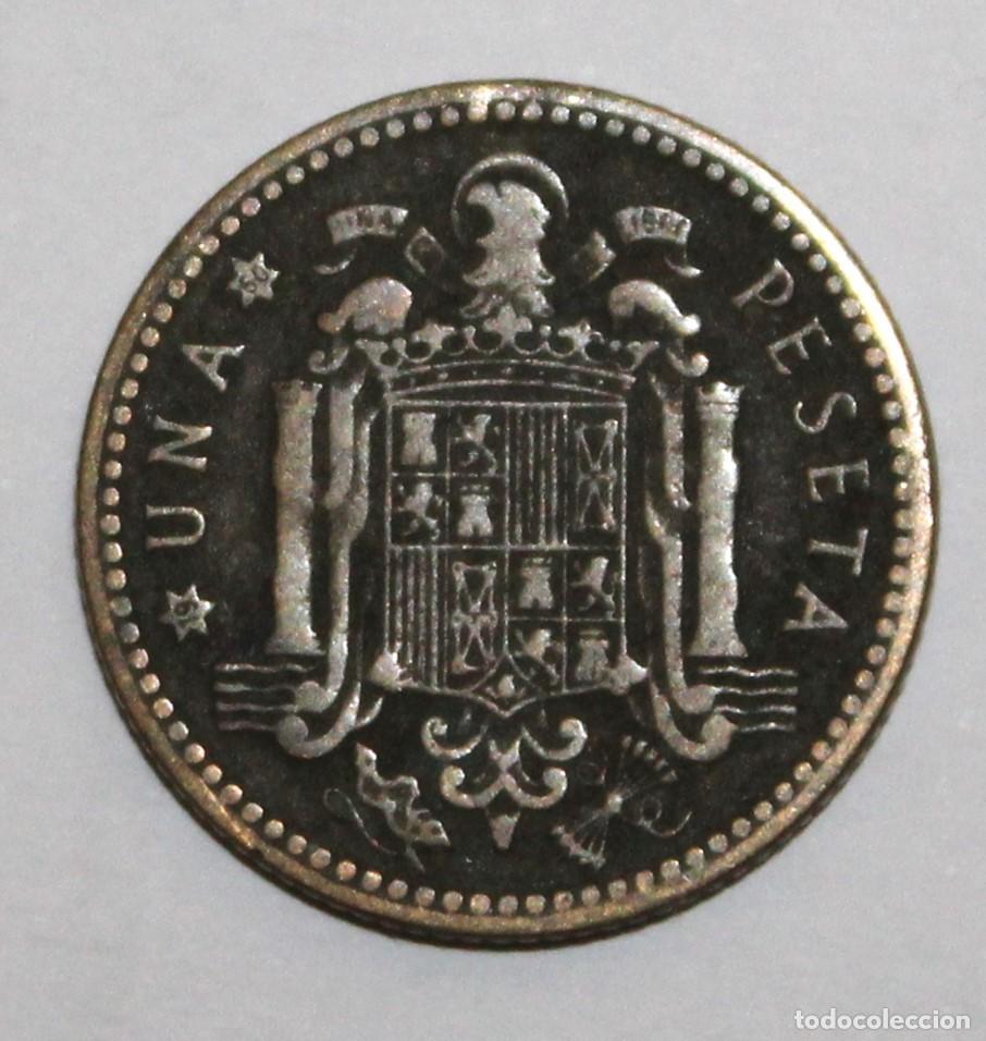 Monedas Franco: MONEDA DE 1 PESETA FRANCO 1947 ESTRELLA 50 (FOTO)