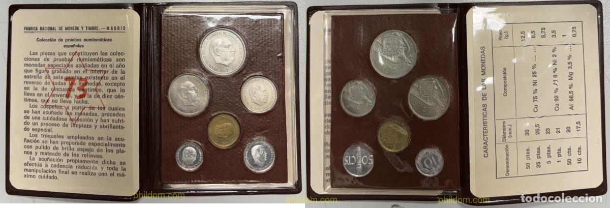 Monedas Franco: 3984 ESPA&Ntilde;A 1973 ESTADO ESPA&Ntilde;OL CARTERA DE LA FNMT A&Ntilde;O 1973